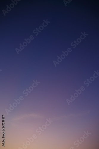 purple clear morning sky