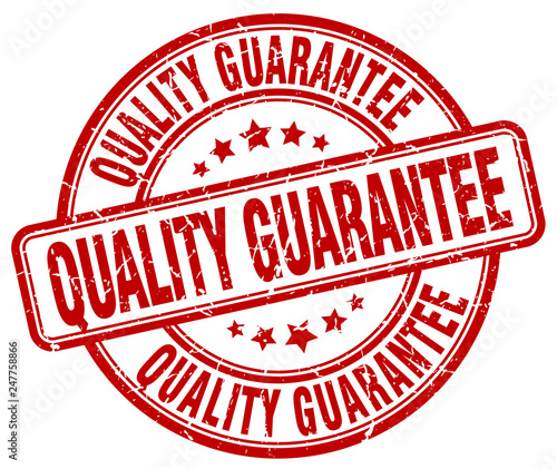 quality guarantee red grunge round vintage rubber stamp