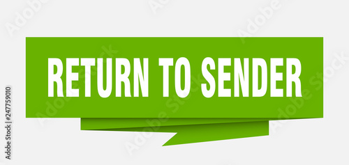 return to sender