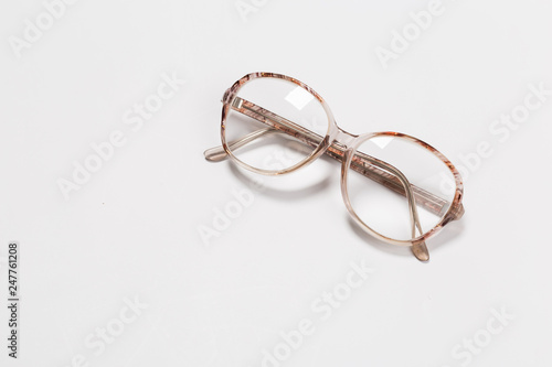 eyeglasses isolated on white