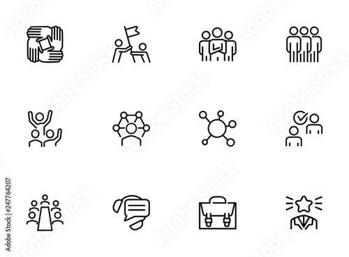 Human structure icons