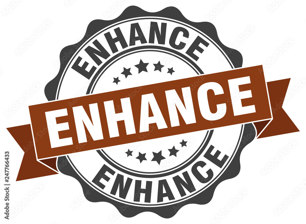 Fototapeta premium enhance stamp. sign. seal