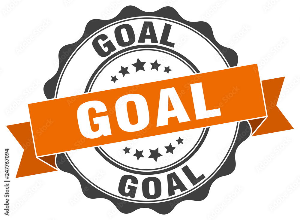 Fototapeta premium goal stamp. sign. seal