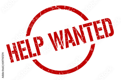 help wanted stamp