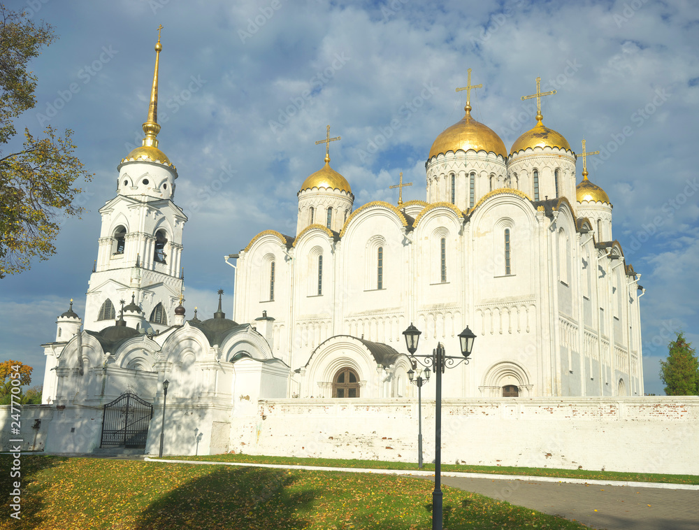 Assumption church in Vladimir city historic center.