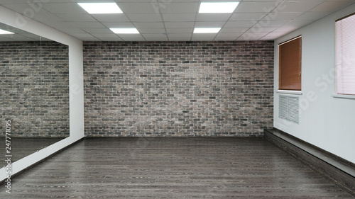 фотографія An empty modern hall for dance classes or fitness studio