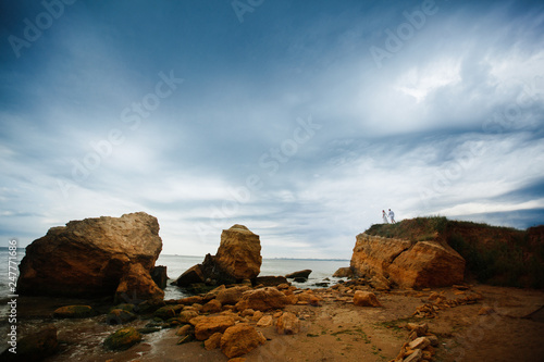 rocks and blue sky