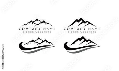 elegant mountain set template