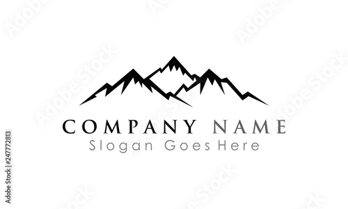 peak of mountain logo