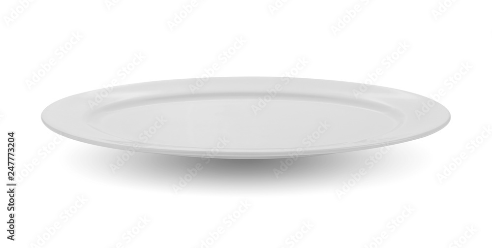 plate on white background plate on white background