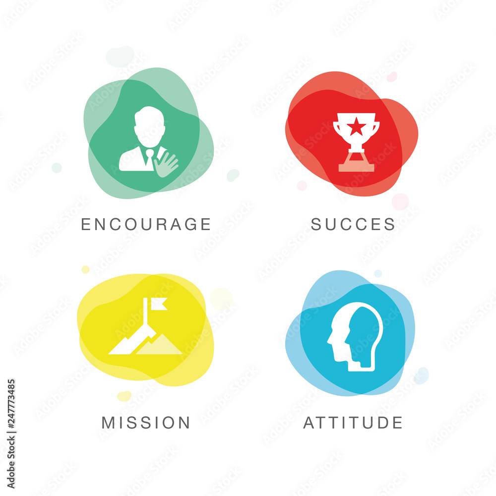 MOTIVATION ICON SET MOTIVATION ICON SET