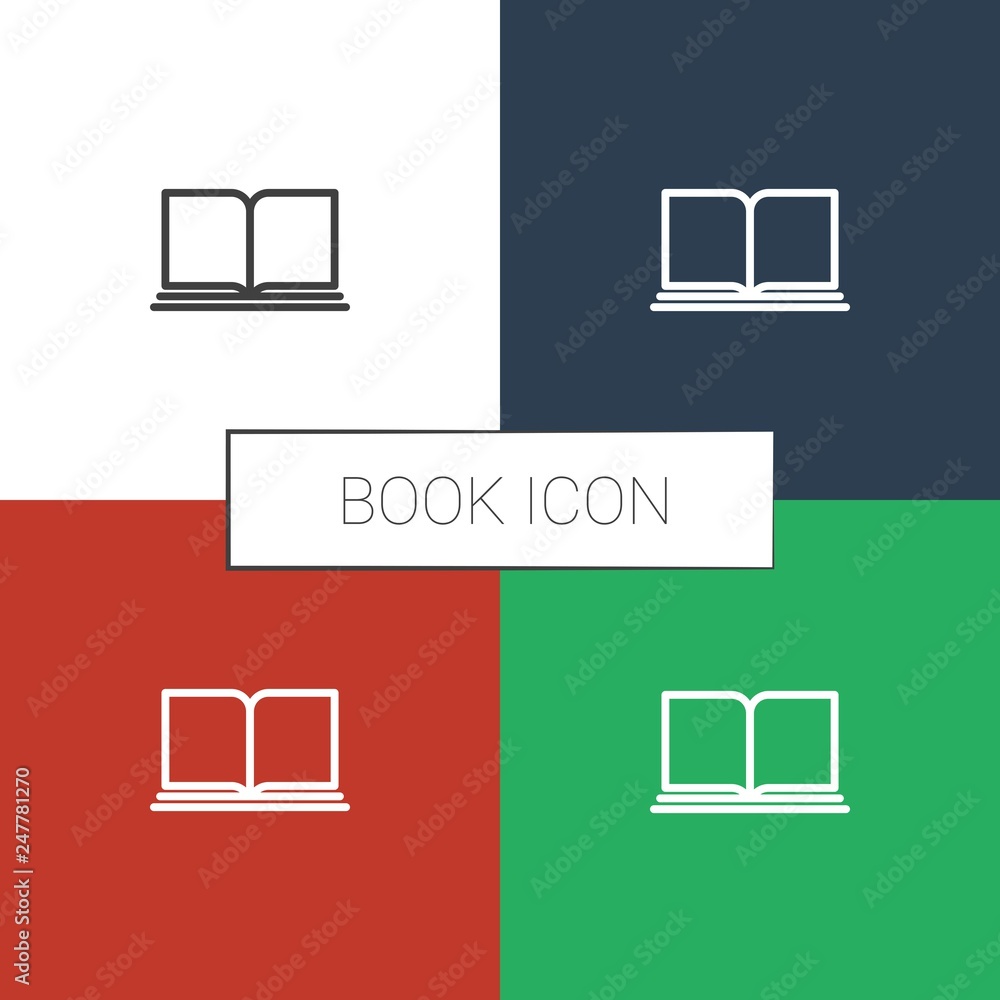 book icon white background