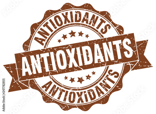 antioxidants stamp. sign. seal