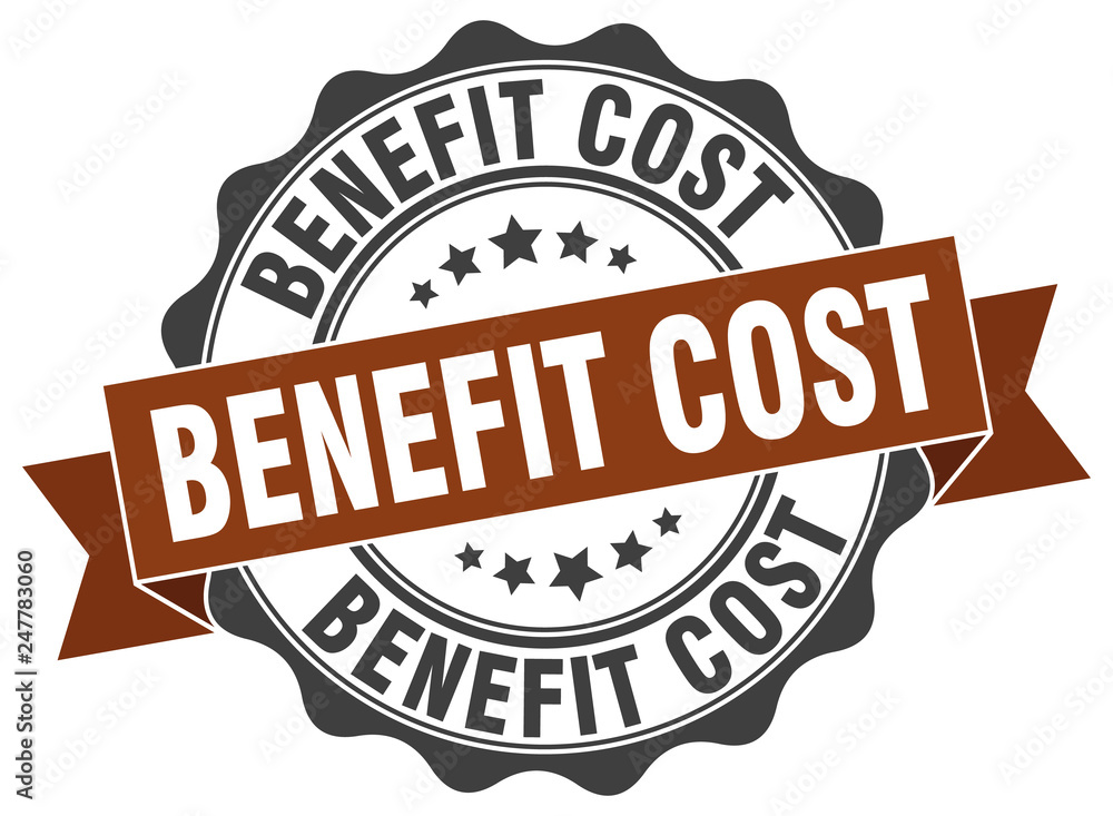 benefit cost stamp. sign. seal