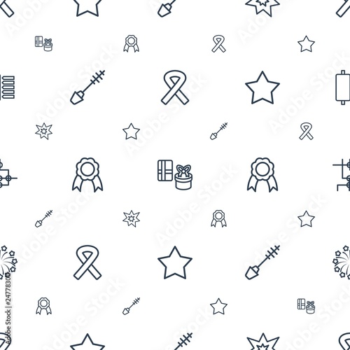 decorative icons pattern seamless white background