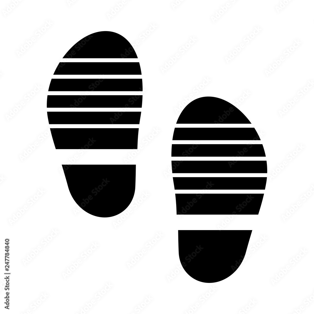 靴跡 Stock イラスト Adobe Stock