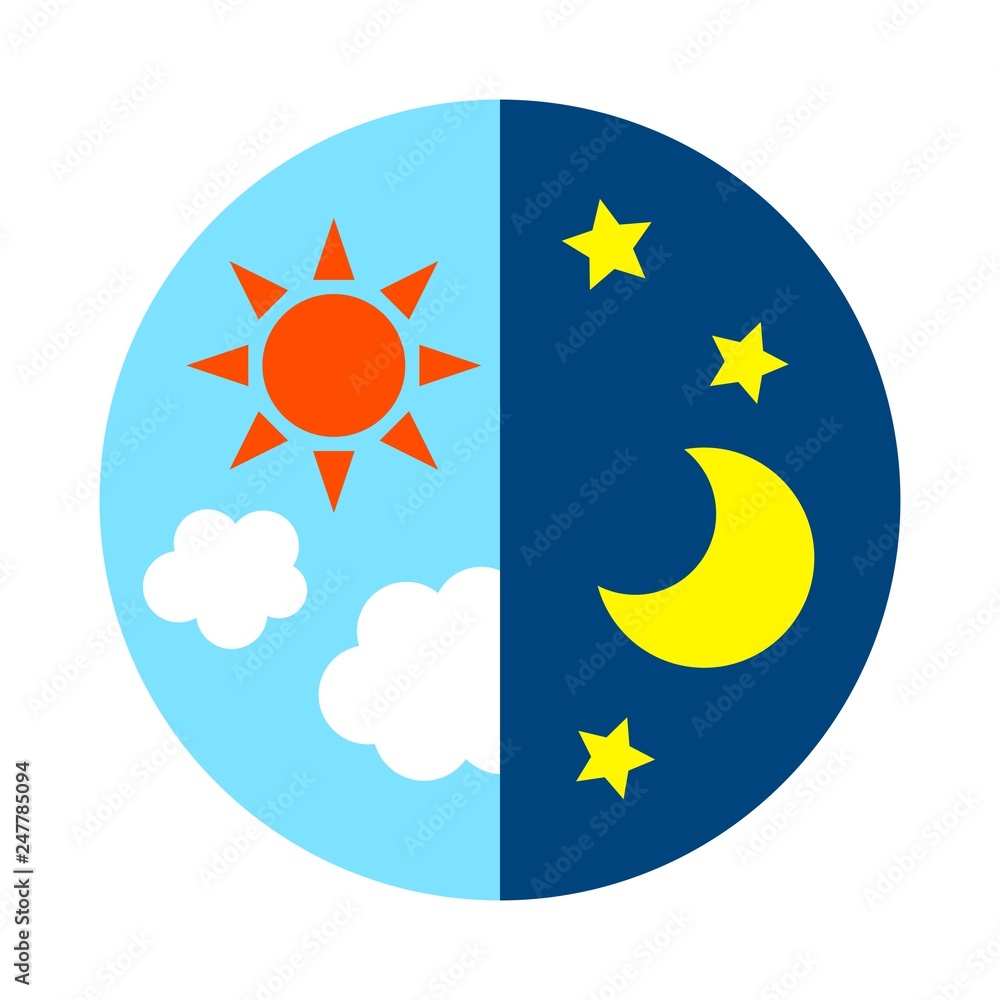 昼夜 Stock イラスト Adobe Stock