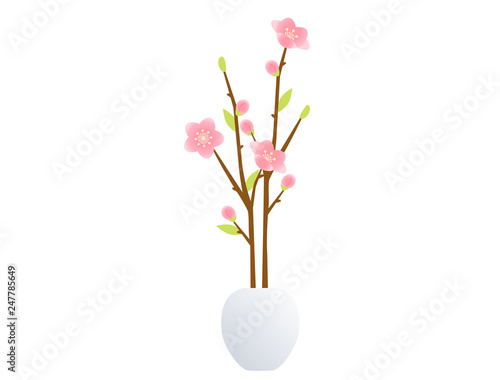 桃の花2