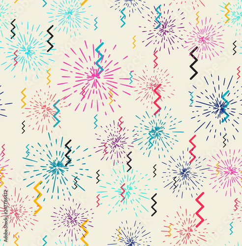 fireworks display seamless background