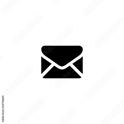 Free Download Black back closed envelope - GFXLoad