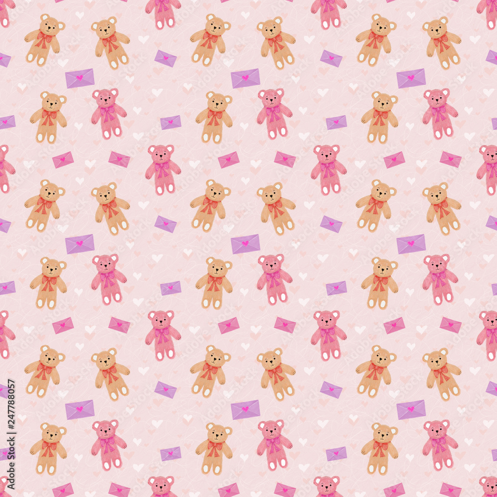 Cute love symbol elements for wedding or Valentine day. Seamless pattern design element for prints, clothes, textiles, cards, holidays, children, wrapping paper, fabric Cute love symbol elements for wedding or Valentine day. Seamless pattern design element for prints, clothes, textiles, cards, holidays, children, wrapping paper, fabric