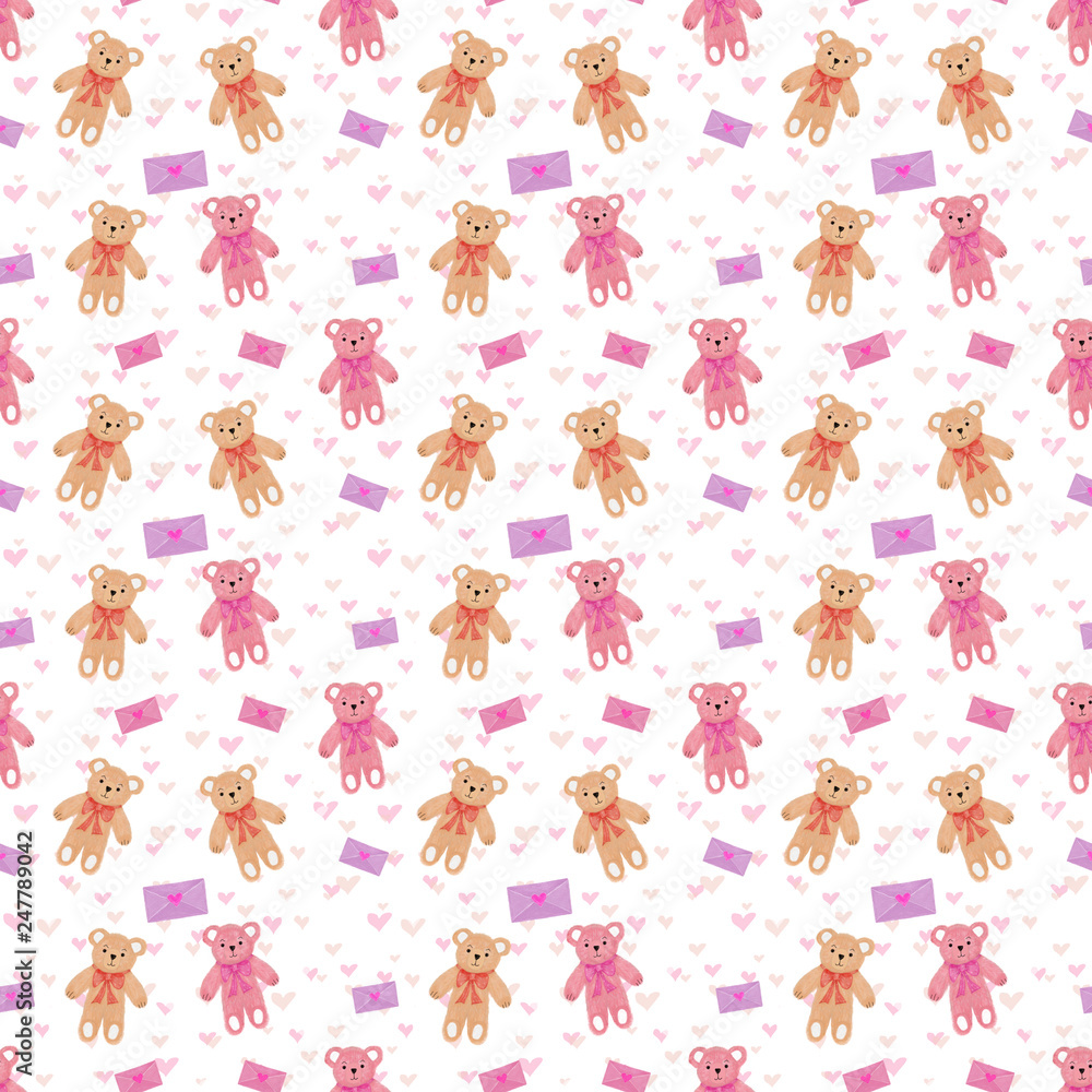 Cute love symbol elements for wedding or Valentine day. Seamless pattern design element for prints, clothes, textiles, cards, holidays, children, wrapping paper, fabric Cute love symbol elements for wedding or Valentine day. Seamless pattern design element for prints, clothes, textiles, cards, holidays, children, wrapping paper, fabric