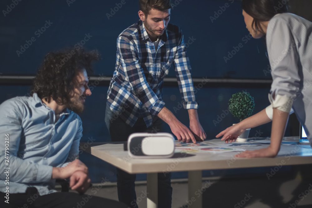 business people in group, architect and engineer on construction site business people in group, architect and engineer on construction site
