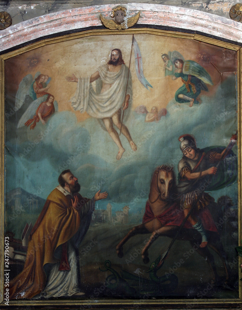 Naklejka premium Risen Christ