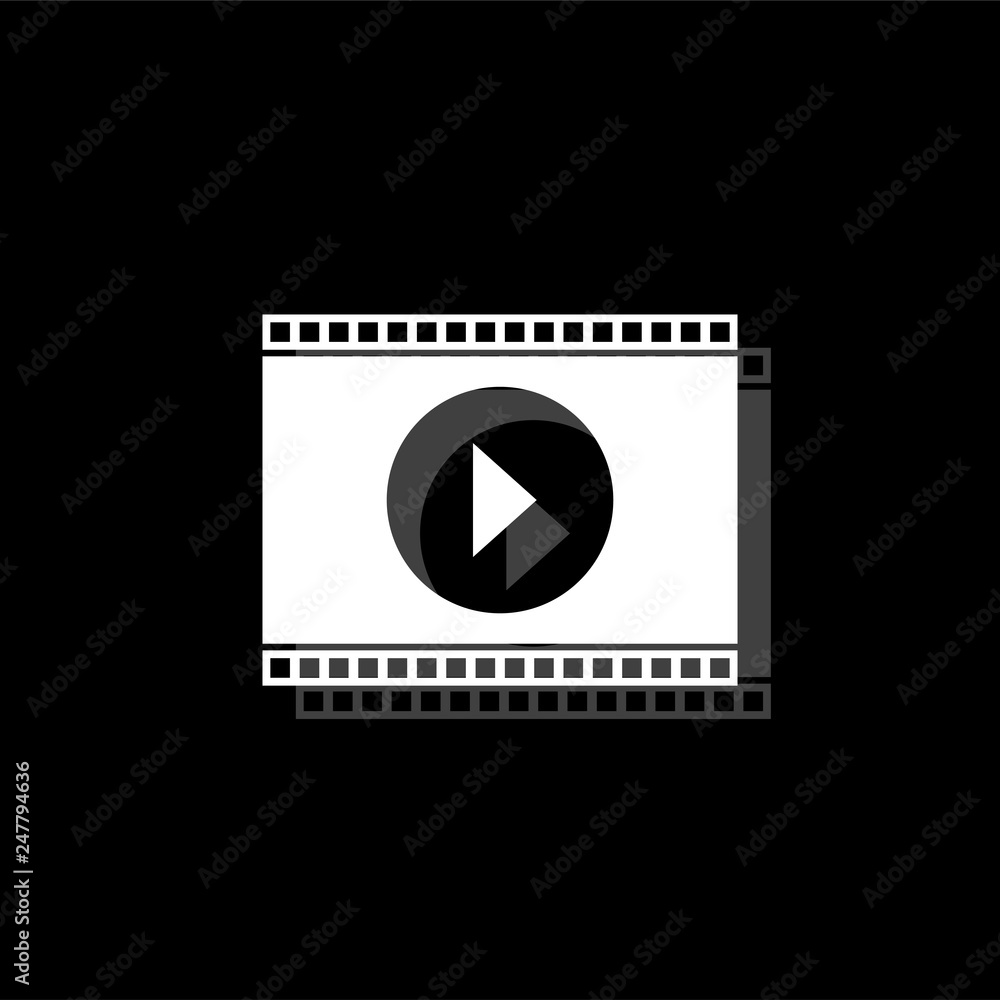Movie icon flat Movie icon flat