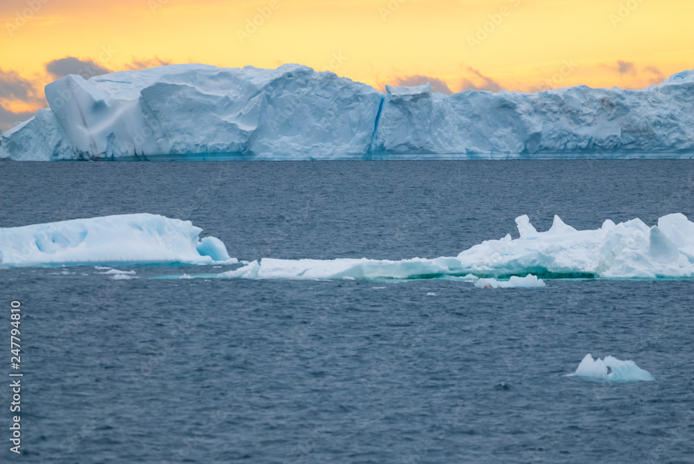 Ice Landscape of the Antarctic sector, near the Paulet Island Ice Landscape of the Antarctic sector, near the Paulet Island