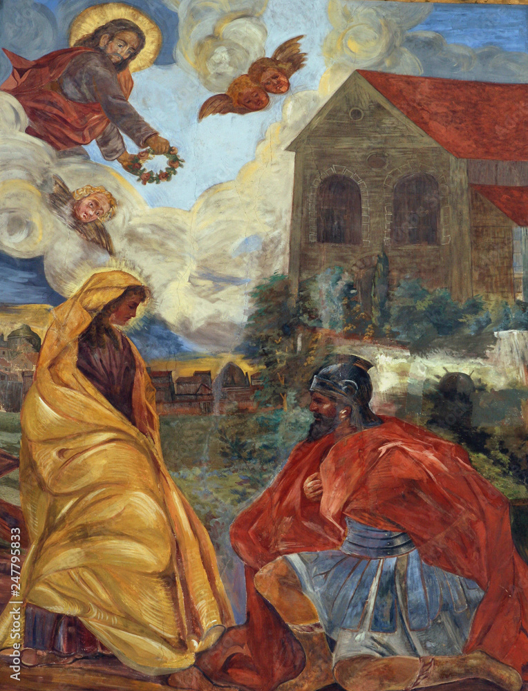 Naklejka premium Conversion of Saint Paul