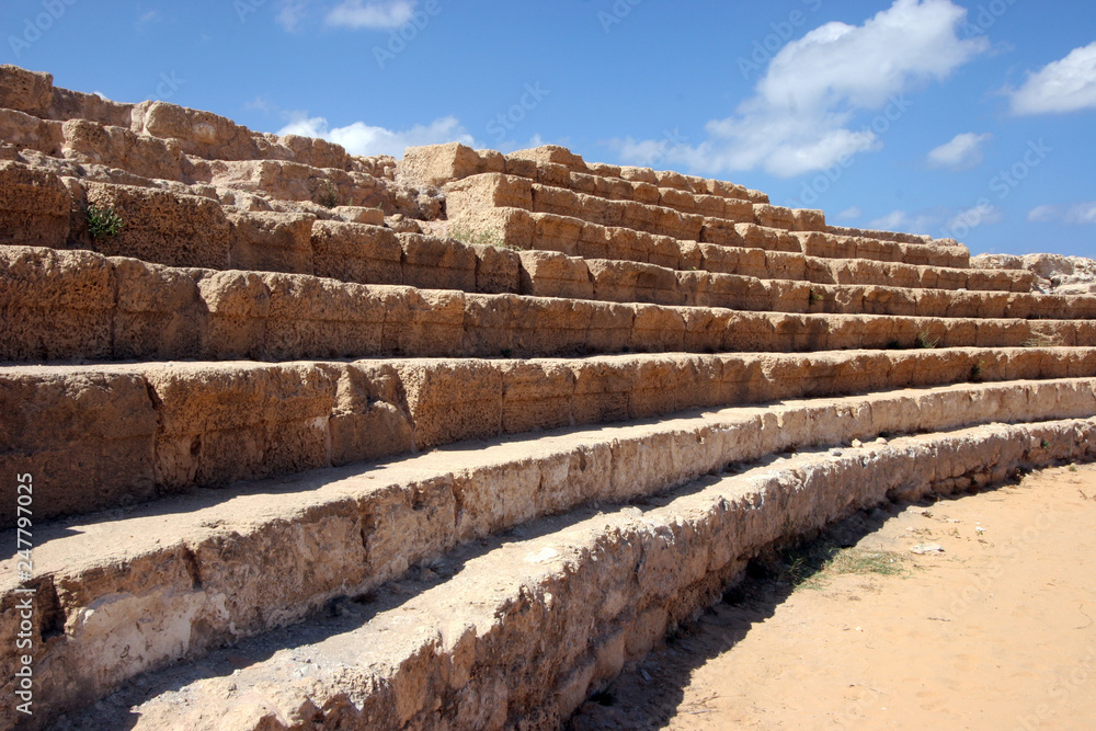 Ancient Roman hippodrome in Caesarea, Israel Ancient Roman hippodrome in Caesarea, Israel