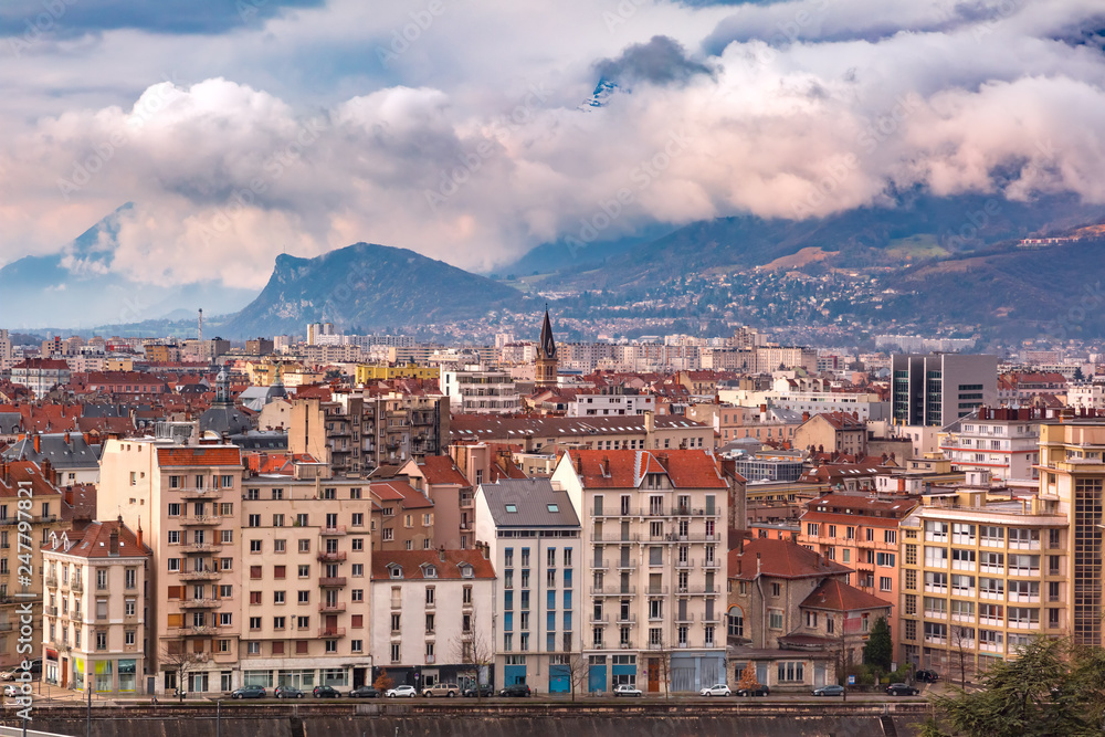 Old Town of Grenoble, France