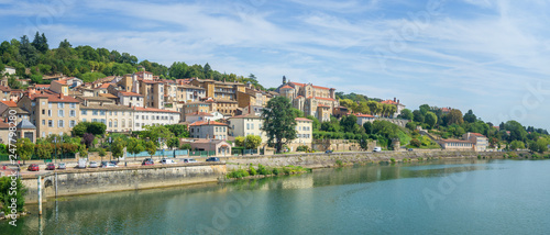 Obraz na płótnie Cityscape of Trevoux, France w salonie