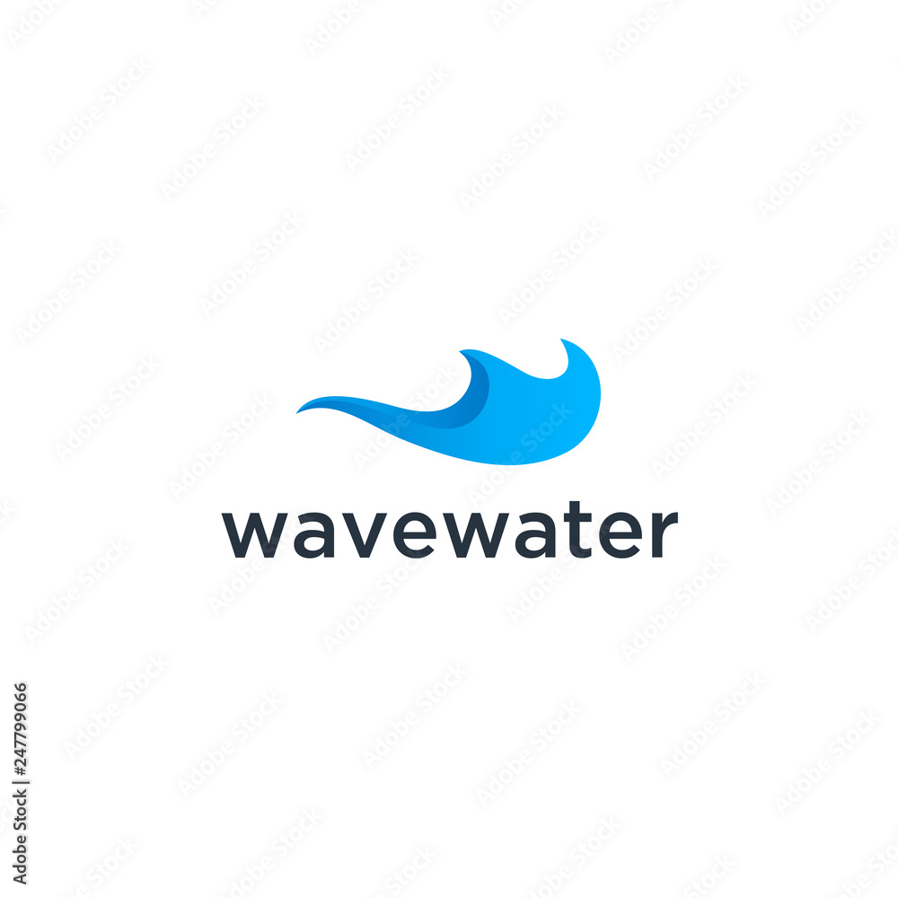 Water wave symbol and icon Logo Template vector illustration. sea ocean flow blue download Water wave symbol and icon Logo Template vector illustration. sea ocean flow blue download