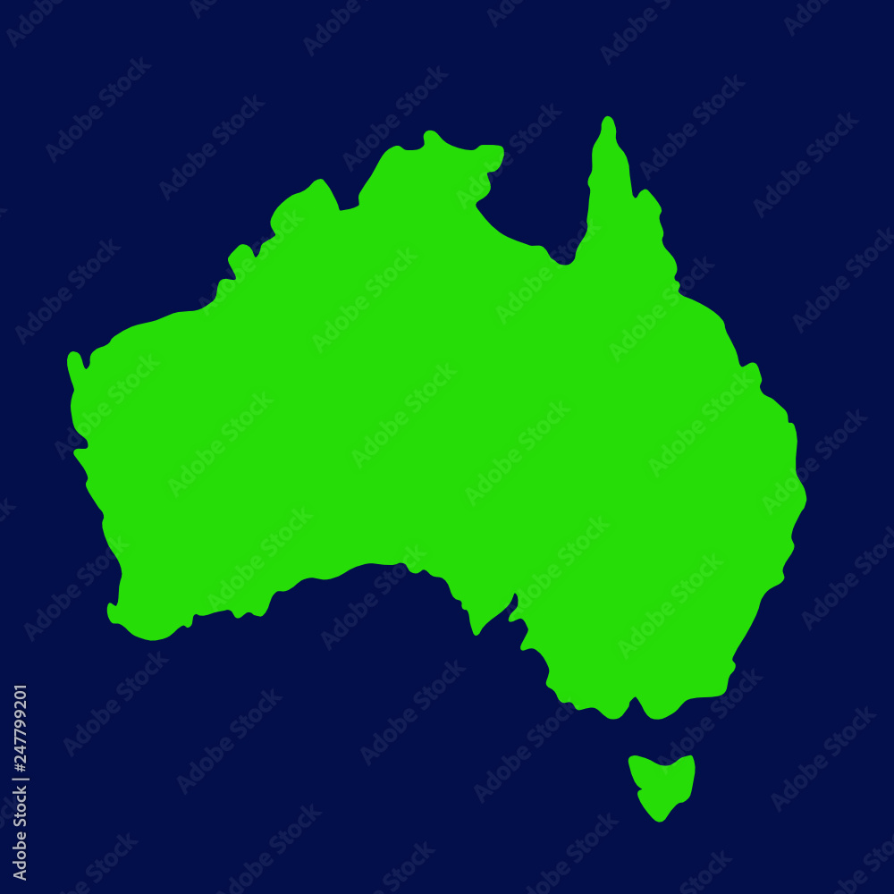 Australia green continent