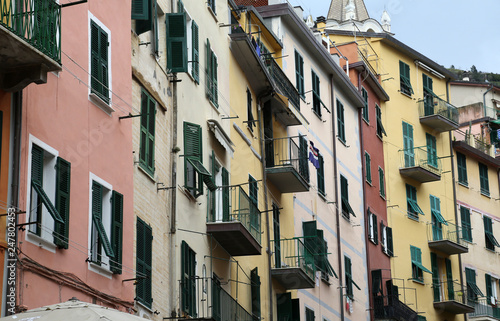 Riomaggiore, one of the Cinque Terre villages, UNESCO World Heritage Sites, Italy © zatletic