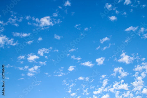 blue sky with cloud background 