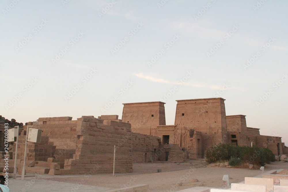 Temple Of Isis Philae Island Aswan Egypt