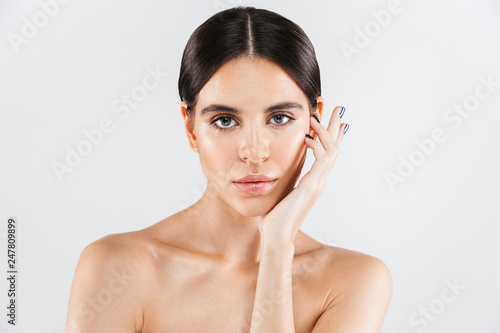 Beauty portrait of an attractive healthy woman