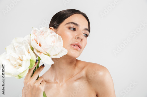 Beauty portrait of an attractive sensual healthy woman