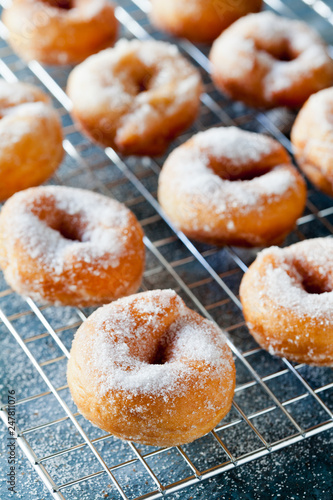 Homemade Donuts On A Cooling Tray © mpephotos