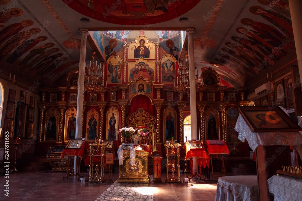 Naklejka premium interior of church