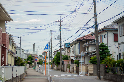 street in Nagareyama, Japan