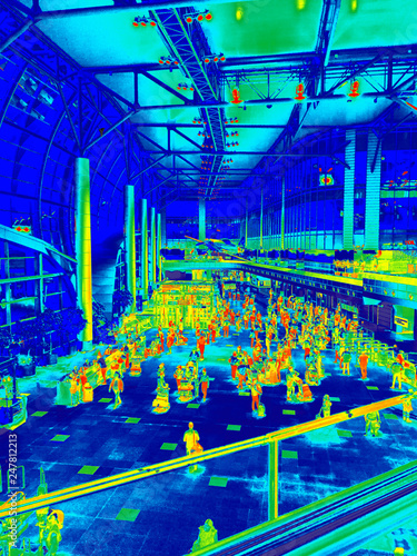 Infrared image airport