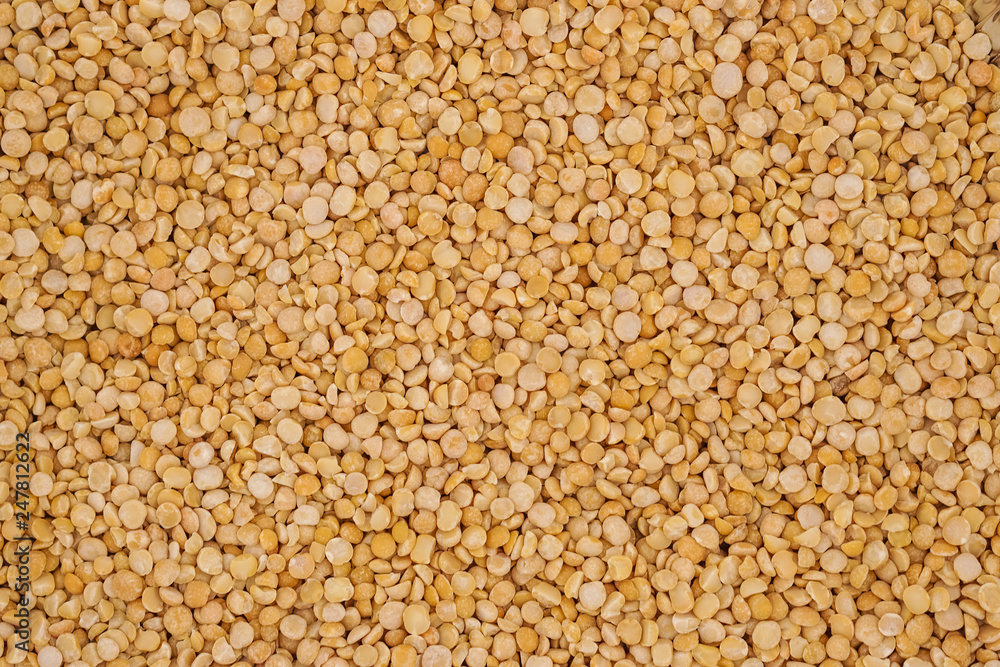 Dry yellow split peas background texture Dry yellow split peas background texture