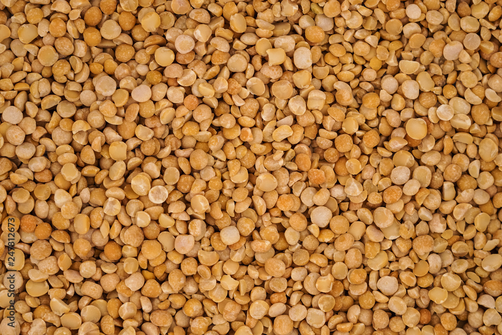 Dry yellow split peas background texture Dry yellow split peas background texture