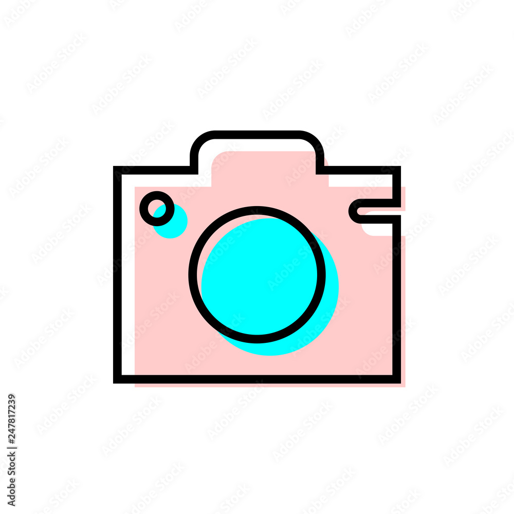Photo camera vector illustration Photo camera vector illustration