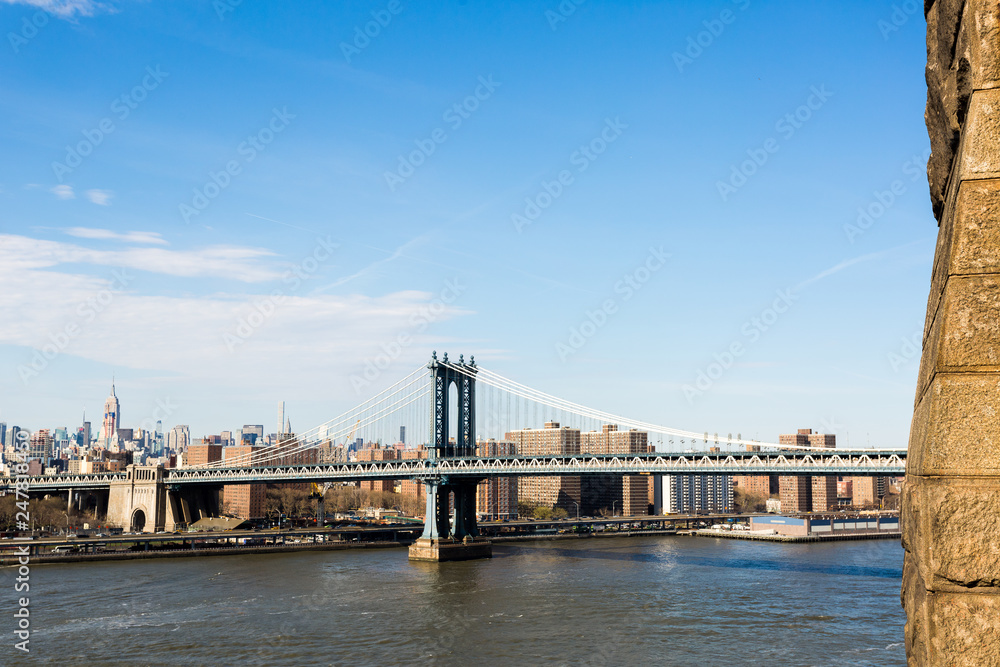 Manhattan Bridge, New York, USA.
