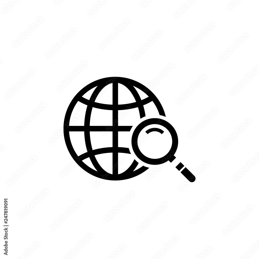 Global search vector icon Global search vector icon